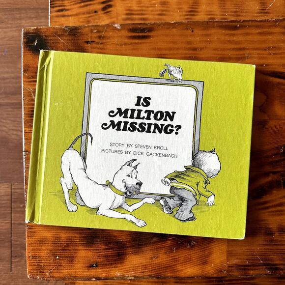 Vintage 1975 Is Milton Missing? Hardcover Book - Picture 1 of 9